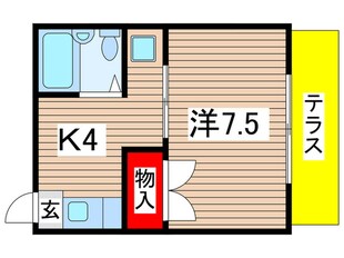 コ－ポエルパソの物件間取画像